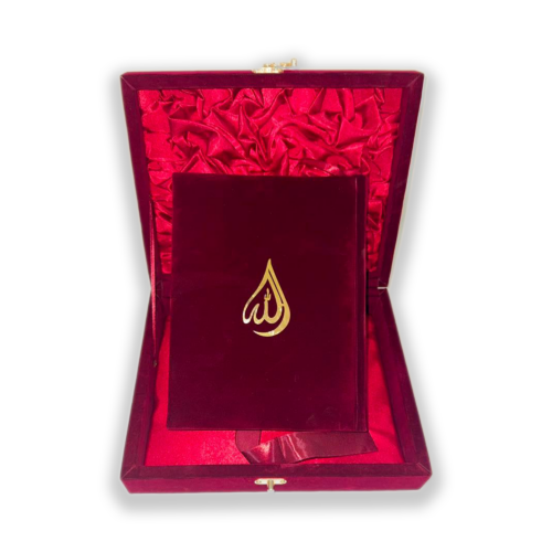 Kanz ul Iman in urdu Translation Quran with Fancy velvet Rehal Box